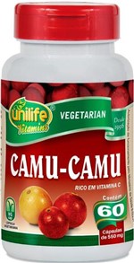 Ficha técnica e caractérísticas do produto Camu-Camu Unilife 60 Capsulas 500mg