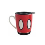 Ficha técnica e caractérísticas do produto Caneca com Tampa e Base de Silicone Zona Criativa Mickey 350ml Zona Criativa