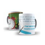 Ficha técnica e caractérísticas do produto Caneca De Porcelana Personalizada 325ml Parabens_professora