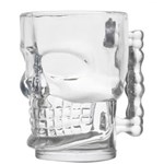 Ficha técnica e caractérísticas do produto Caneca de Vidro para Cerveja Skull Style 510ml 6623 Lyor - Transparente