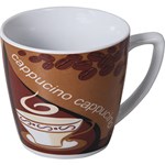 Ficha técnica e caractérísticas do produto Caneca Decorada Coffee BR Home - 350ml