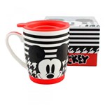 Ficha técnica e caractérísticas do produto Caneca do Mickey 350 Ml C/ Tampa e Base de Silicone - Zona Criativa