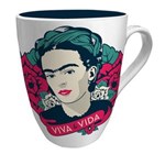 Ficha técnica e caractérísticas do produto Caneca Frida Kahlo Viva La Vida - BRANCO