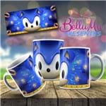 Ficha técnica e caractérísticas do produto Caneca Personalizada 3D Sonic