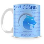 Ficha técnica e caractérísticas do produto Caneca Personalizada Porcelana Signo de Capricórnio