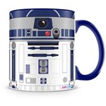 Ficha técnica e caractérísticas do produto Caneca Personalizada Porcelana Star Wars R2d2 (Azul Royal)