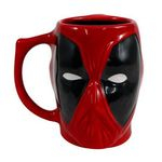 Ficha técnica e caractérísticas do produto Caneca Porcelana 3D 400ml Marvel - Deadpool