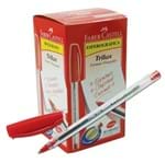 Ficha técnica e caractérísticas do produto Caneta Esferográfica Trilux 032 Medium Cx 50 Unidades Faber Castell - Vermelha