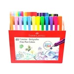 Ficha técnica e caractérísticas do produto Caneta Fine Pen 0.4 Colors 48 Cores - Faber Castell