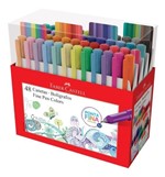Ficha técnica e caractérísticas do produto Caneta Fine Pen Colors 48 Cores Faber Castell
