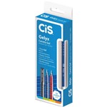 Ficha técnica e caractérísticas do produto Caneta Gel Cis Gelyx Azul 1,0mm Cx.c/12 - Sertic