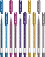 Ficha técnica e caractérísticas do produto Caneta Gel Cis Pop Neon Gliter 10 Cores ESTOJO Sertic