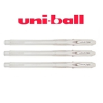 Ficha técnica e caractérísticas do produto Caneta Gel Uni-ball Signo Angelic Colour Branca com 3