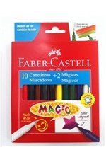 Ficha técnica e caractérísticas do produto Caneta Hidrográfica 10 Cores Magic Faber-castell - Faber Castell