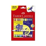 Ficha técnica e caractérísticas do produto Caneta Hidrográfica Bicolor 12 Canetas/24 Cores - Faber-Castell