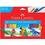 Ficha técnica e caractérísticas do produto Caneta Hidrográfica Colors Faber Castell 24 Cores