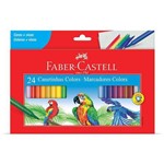 Caneta Hidrográfica Faber-castell Colors Lavável 24 Unidades