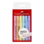 Ficha técnica e caractérísticas do produto Caneta Marca Texto Grifpen Tons Pastel 6 Cores Faber Castell