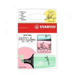 Ficha técnica e caractérísticas do produto Caneta Stabilo Marca Texto Boss Mini Pastel Love 3 Unidades