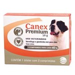 Ficha técnica e caractérísticas do produto Canex Premium 3,6 G 40 Kg 2 Comprimidos