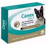 Ficha técnica e caractérísticas do produto Canex Vermífugo Plus 3 para Cães 4 Comprimidos - Ceva