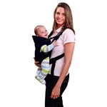 Ficha técnica e caractérísticas do produto Canguru para Bebe Baby Safe (preto) - Multikids Baby