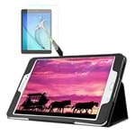 Ficha técnica e caractérísticas do produto Capa Agenda Tablet Samsung Galaxy Tab a 8" SM-P350 / P355 / T350 / T355 + Película de Vidro