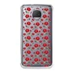 Ficha técnica e caractérísticas do produto Capa Anti-Impacto Personalizada para Moto G5s - Floral Textura Vermelha - Husky