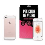 Capa Anti-Impacto Transparente Para Iphone Se + Película De Vidro - Underbody