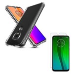 Ficha técnica e caractérísticas do produto Capa Anti Shock Motorola Moto G7 Plus + Pelicula de Vidro - Encapar
