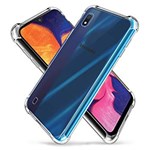 Ficha técnica e caractérísticas do produto Capa Anti Shock Samsung Galaxy A10 + Película de Vidro