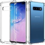 Ficha técnica e caractérísticas do produto Capa Anti Shock Samsung Galaxy S10 + Película de Vidro