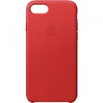 Ficha técnica e caractérísticas do produto Capa Capinha Case Aveludada Silicone Iphone 7 8 Vermelho