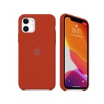 Ficha técnica e caractérísticas do produto Capa Capinha Silicone Aveludada IPhone 11 - Vermelho - Silicone Case