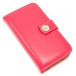 Ficha técnica e caractérísticas do produto Capa Carteira Couro Strass Pink Iphone 7 Plus - Cellway