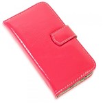 Ficha técnica e caractérísticas do produto Capa Carteira Couro Verniz Pink Iphone 7 - Cellway