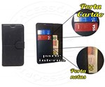 Ficha técnica e caractérísticas do produto Capa Carteira Preta Zenfone 3 5.2 Ze520kl + Película Vidro