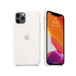 Ficha técnica e caractérísticas do produto Capa Case Apple Silicone para iPhone 11 Pro Max - Branca