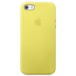Ficha técnica e caractérísticas do produto Capa Case Capinha Silicone Aveludado Iphone 5s Amarelo