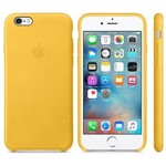 Ficha técnica e caractérísticas do produto Capa Case Capinha Silicone Aveludado Iphone 6s Plus Amarelo