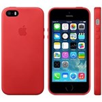 Ficha técnica e caractérísticas do produto Capa Case Capinha Silicone Aveludado Iphone 5S Vermelho