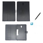 Capa Case Galaxy Tab S4 Modelo T835 - 10.5 Polegadas Carteira / Caneta Touch (Preto)