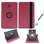Capa Case Galaxy Tab a 10.5´ - T590/595 Giratória 360 / Caneta Touch (Rosa)