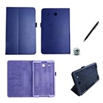 Ficha técnica e caractérísticas do produto Capa Case Galaxy Tab e - 9.6´ T560/561 Carteira / Caneta Touch (Azul Escuro)