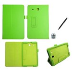 Ficha técnica e caractérísticas do produto Capa Case Galaxy Tab e - 9.6´ T560/561 Carteira / Caneta Touch (Verde)