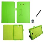 Ficha técnica e caractérísticas do produto Capa Case Galaxy Tab e - 9.6´ T560/561 Carteira/Caneta Touch (Verde)