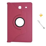 Ficha técnica e caractérísticas do produto Capa Case Galaxy Tab e - 9.6´ T560 Giratoria 360 / Caneta Touch (Pink)