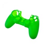 Ficha técnica e caractérísticas do produto Capa Case Protetora de Silicone Gel para Controle Playstation 4 Ps4 Verde FEIR FR-214-4M