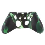 Capa Case Protetora de Silicone Gel para Controle Xbox One Camuflada Verde e Preto FEIR FR-314-1M