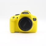 Ficha técnica e caractérísticas do produto Capa / Case Silicone Para Proteção Canon T6 1300d / T5 1200d Amarelo